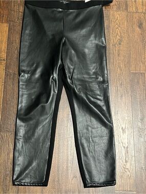 Faux Leather Black Leggings